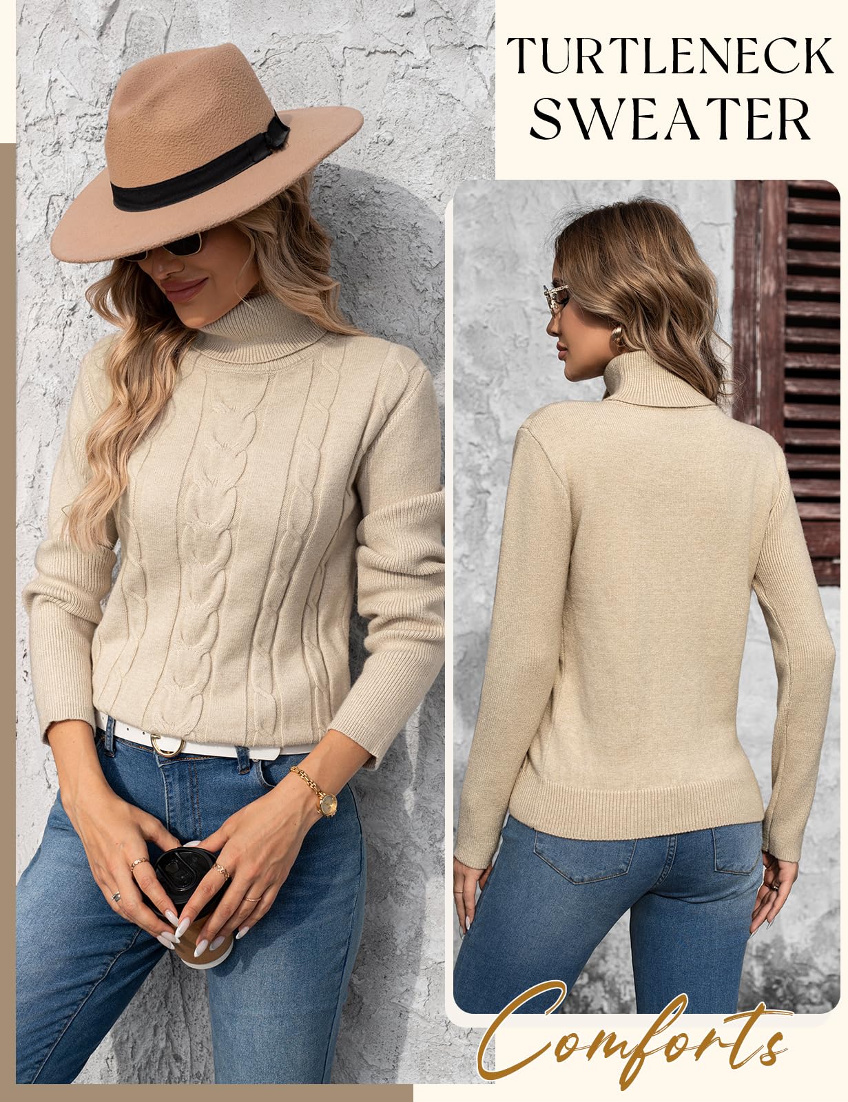 EBXN Heekpek Jersey Mujer Cuello Alto