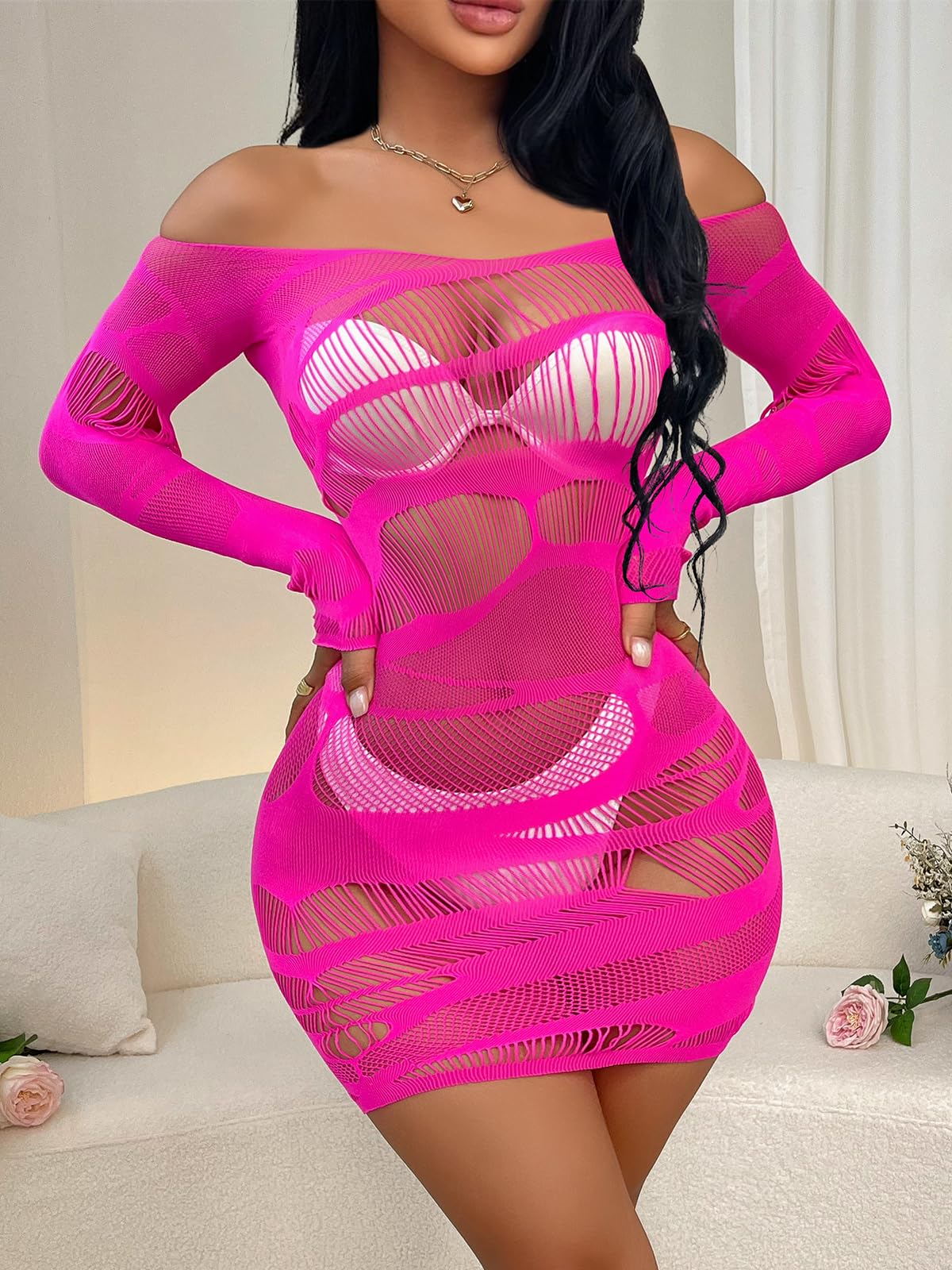 Vestido de lencería Sexy para Mujeres
