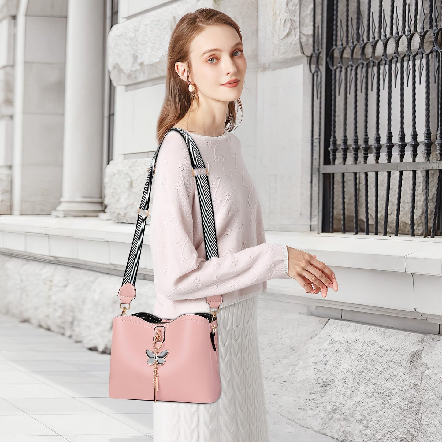 EBXN Bolso de Hombro de Moda para Mujer