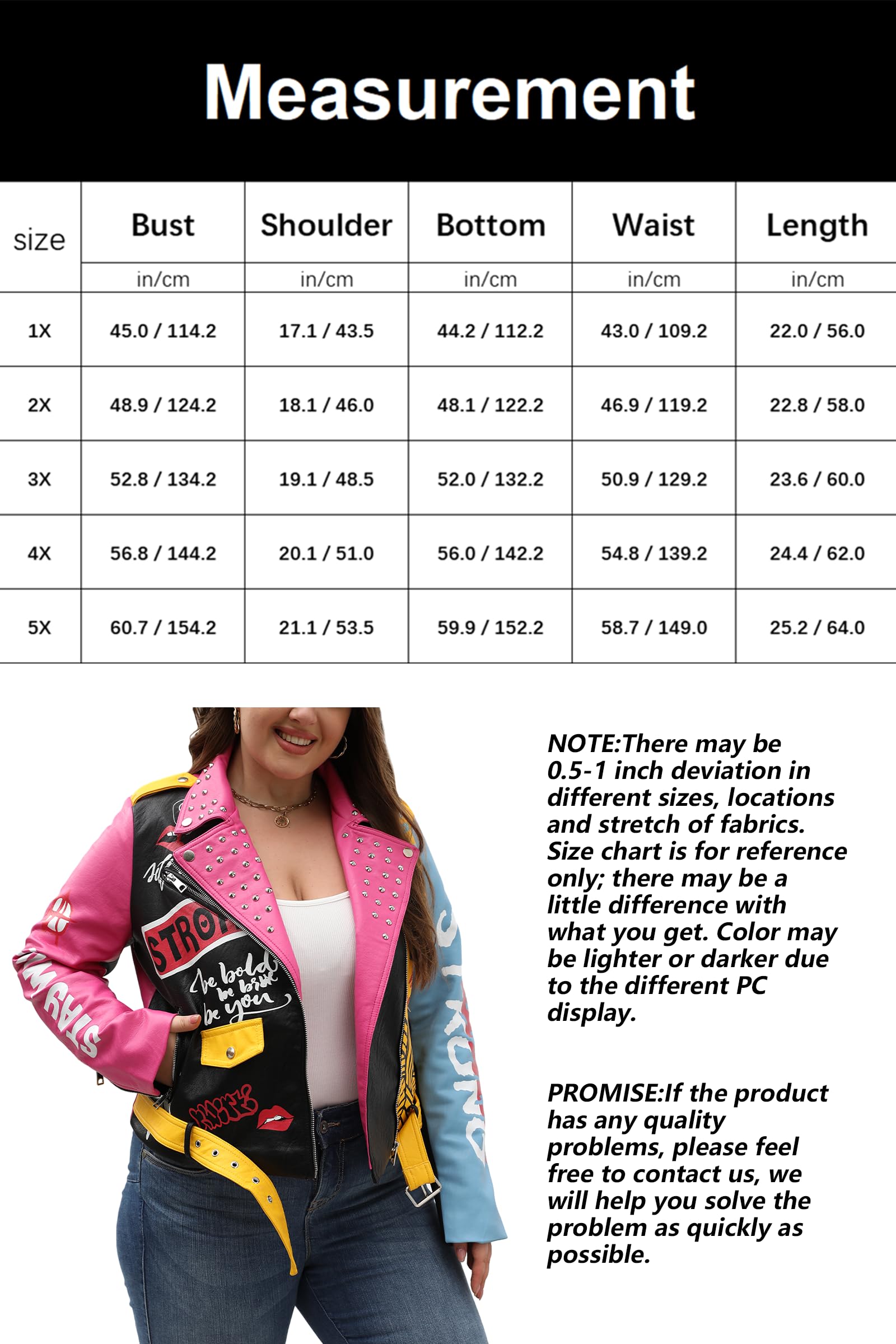 EBXN  Chaqueta Para Mujer Cuero