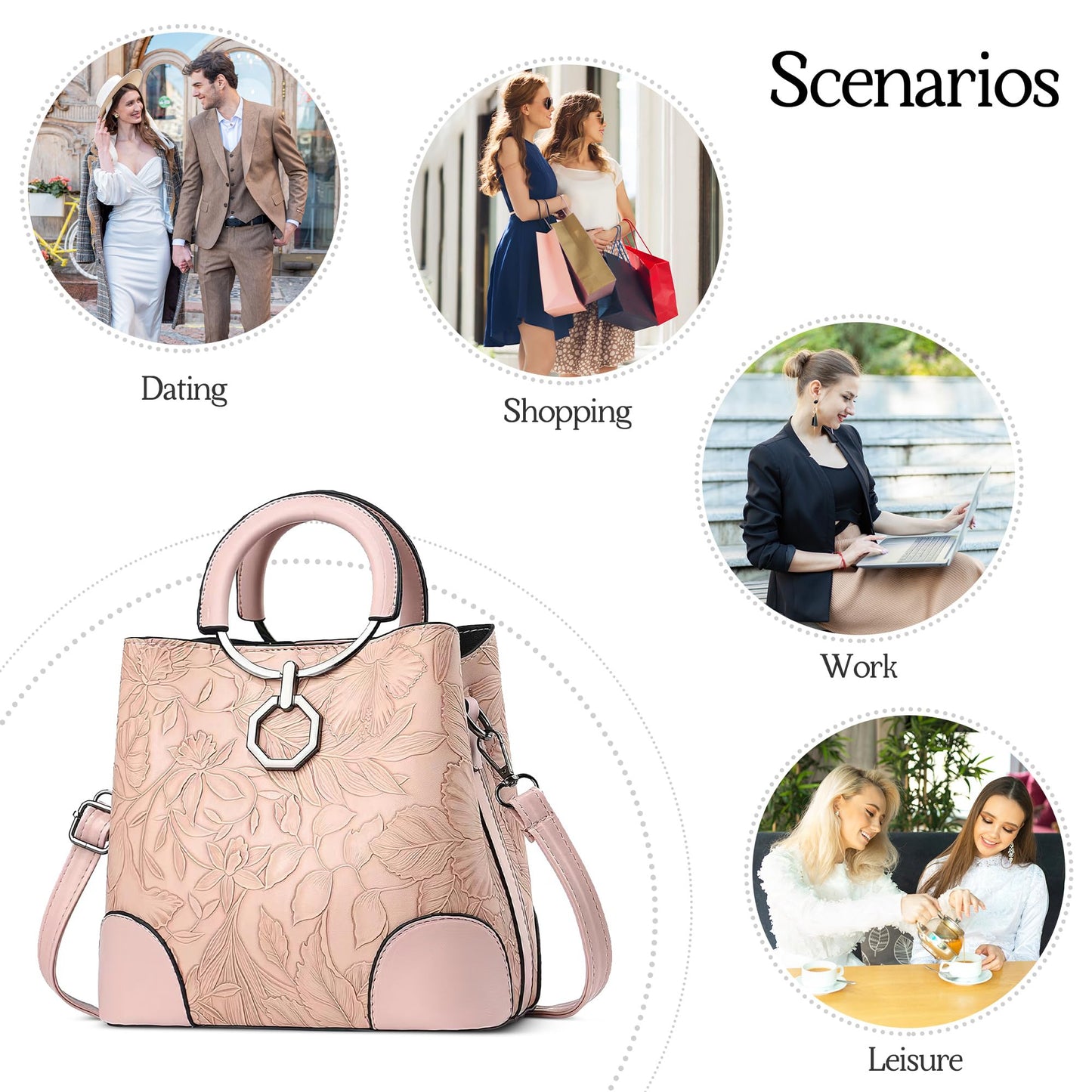 EBXN Bolsos de mujer Elegante
