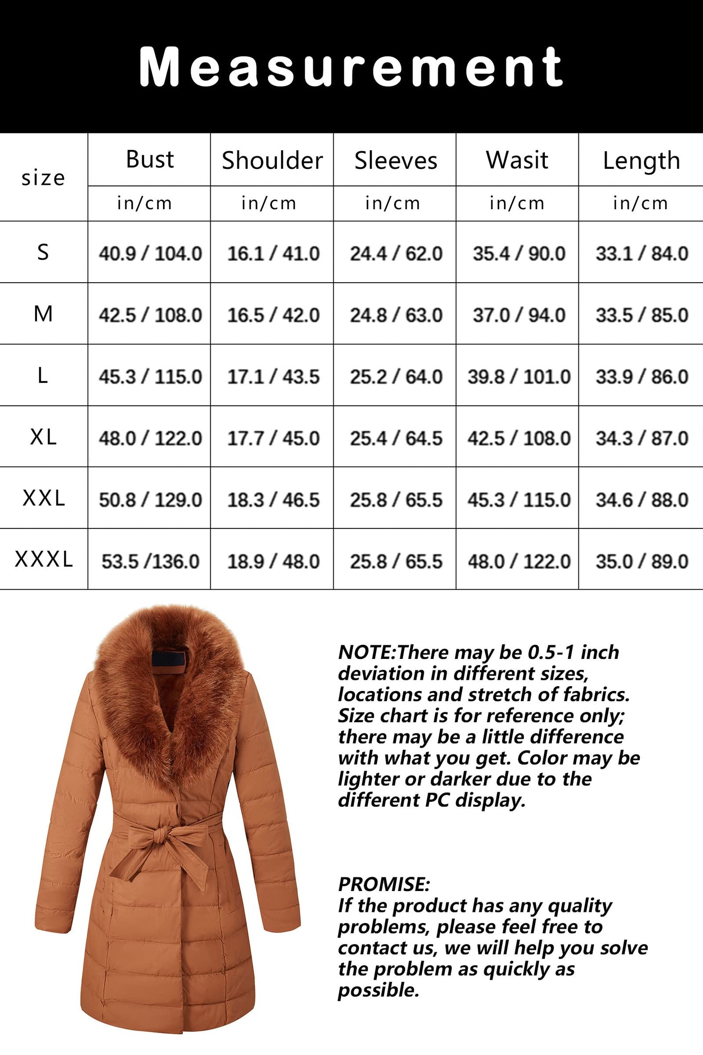 EBXN Winter Puffer Jacket Cold-Resistant
