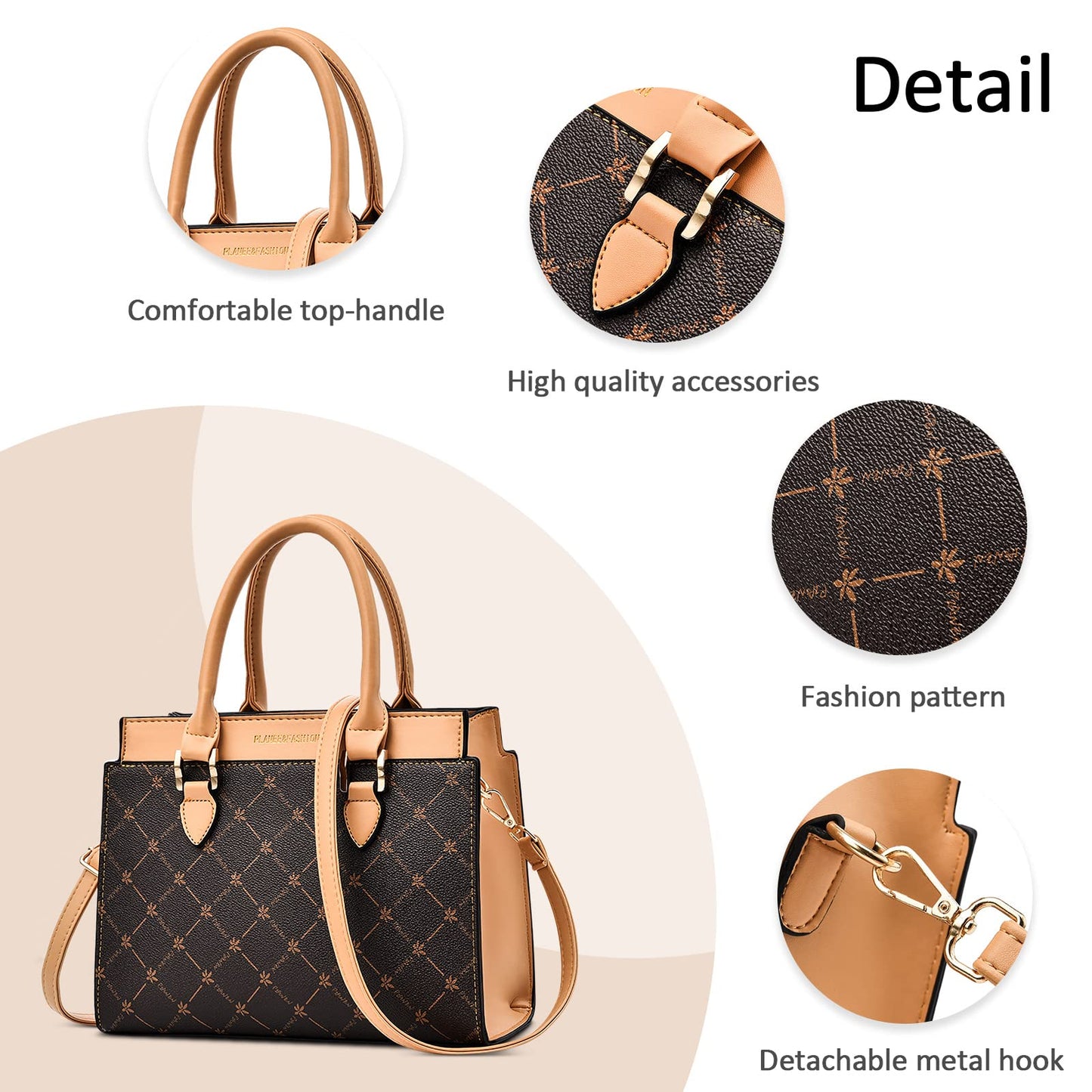 EBXN Mujer Bolso de Hombro Moda