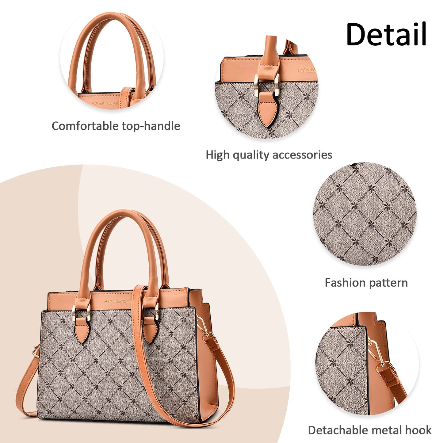 EBXN Mujer Bolso de Hombro Moda