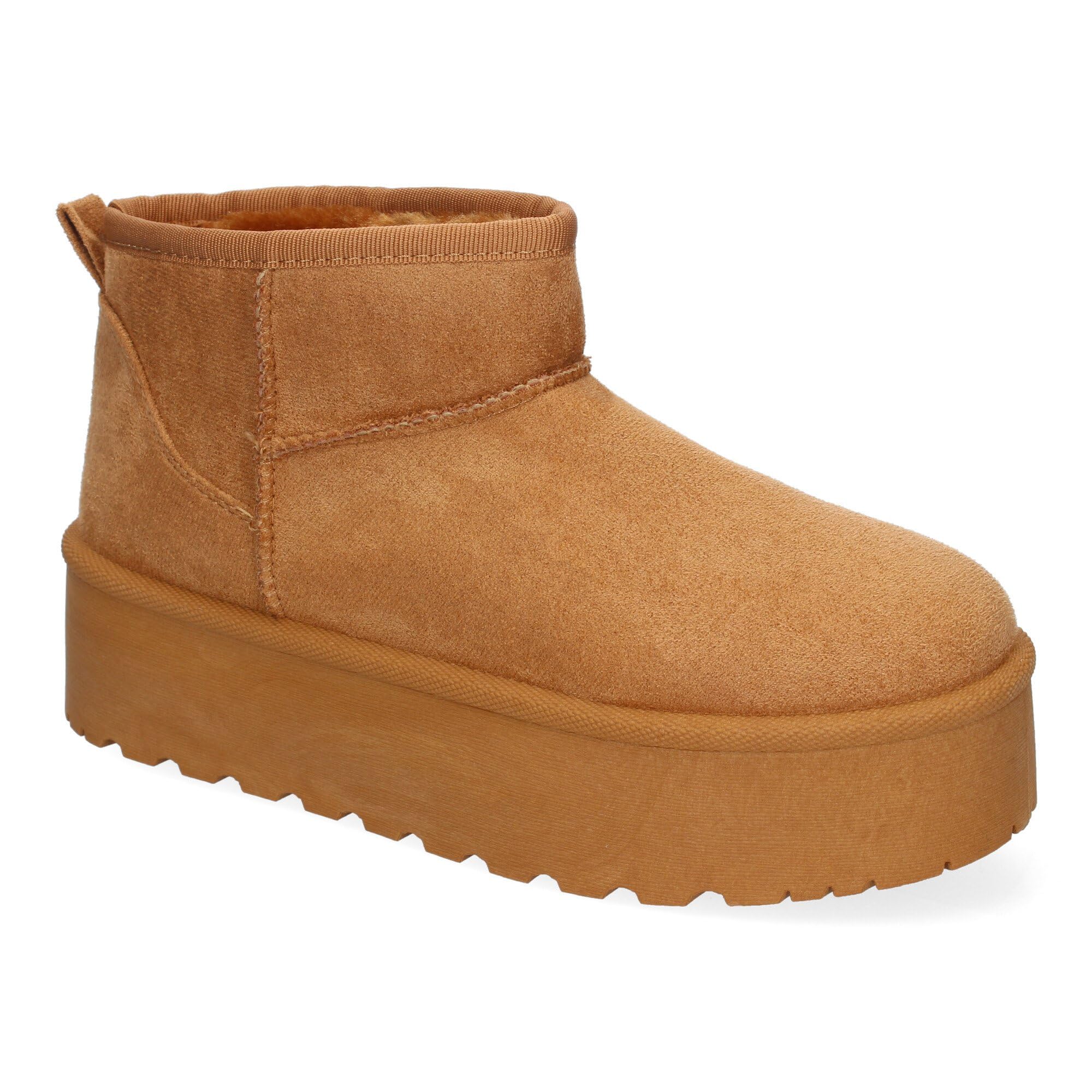 EBXN Botin Plano para Mujer