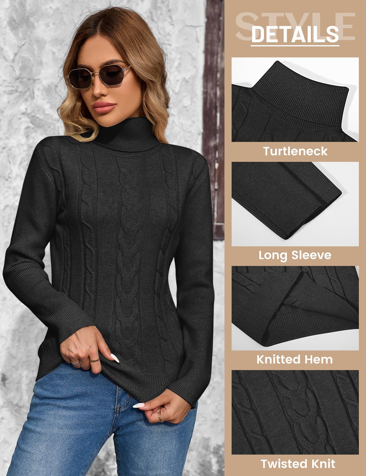 EBXN Heekpek Jersey Mujer Cuello Alto