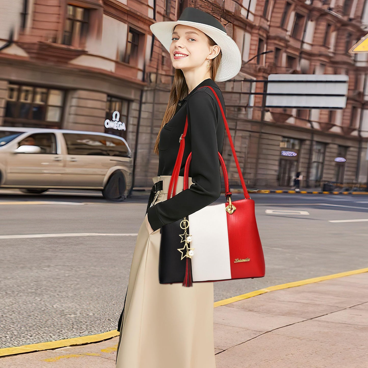 EBXN Elegante Bolsos De Mano