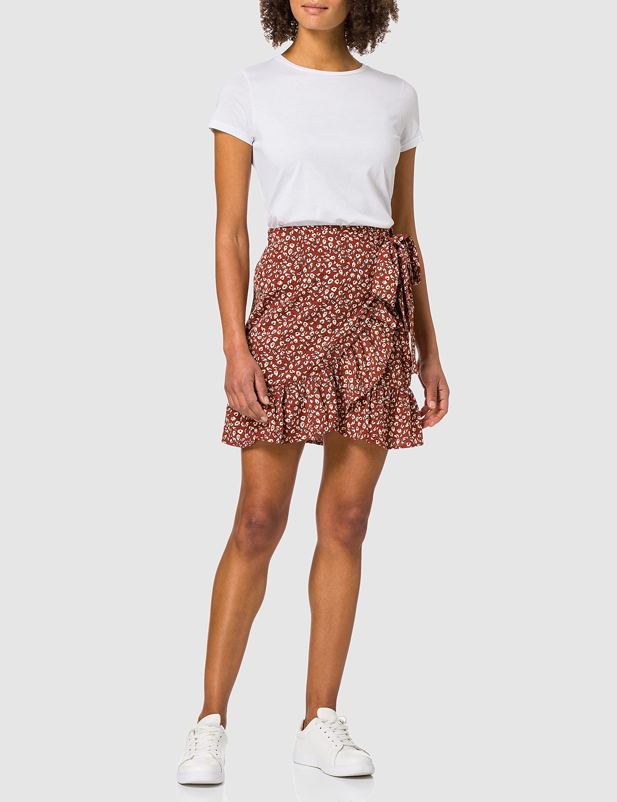 EBXN Wrap Skirt Wvn Noos Falda para Mujer