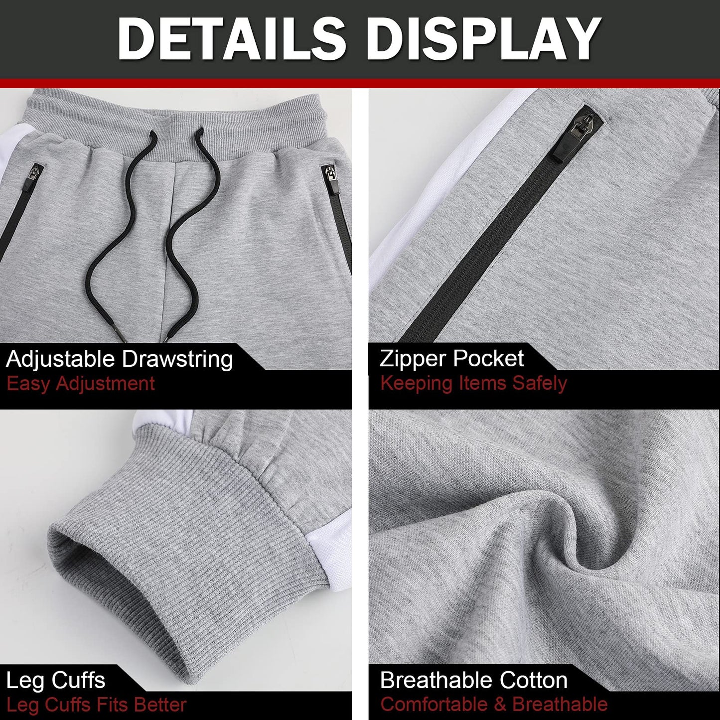 EBXN Pantalones Deportivos