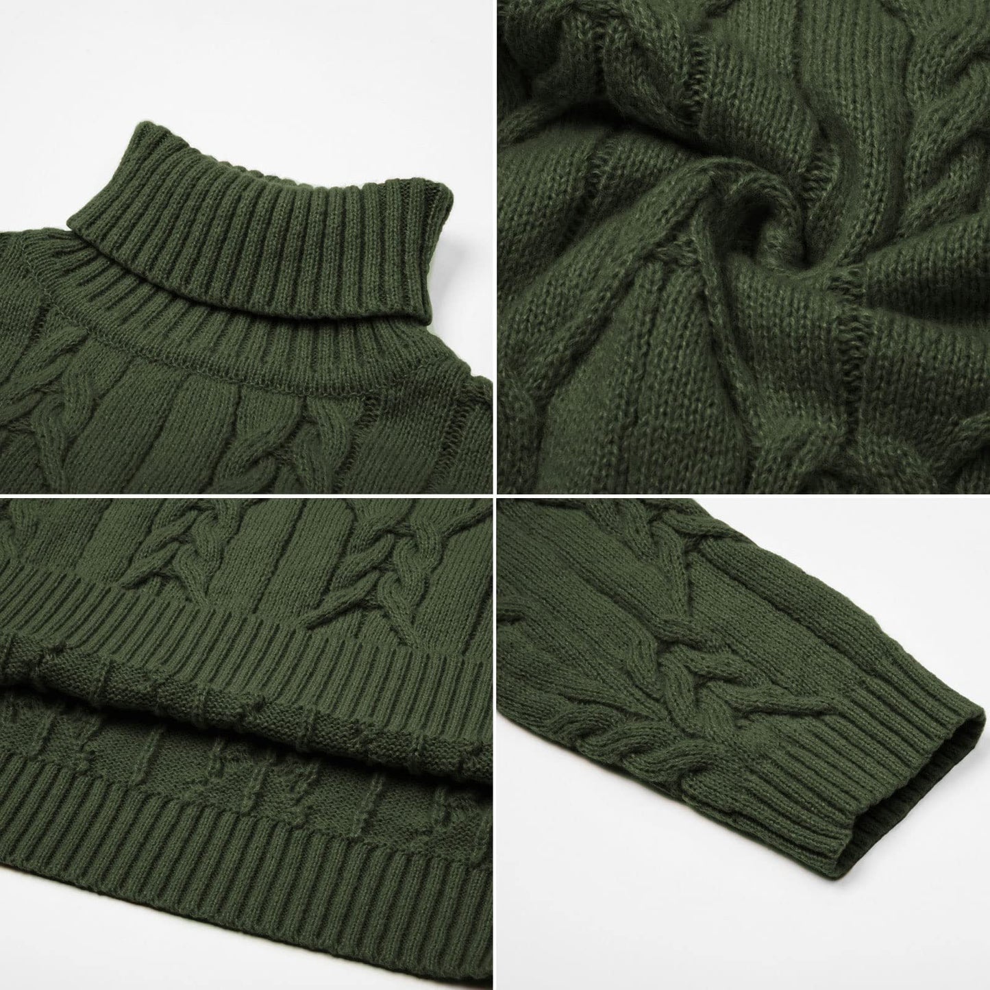 EBXN Men's Turtneck Pullover Sweaters