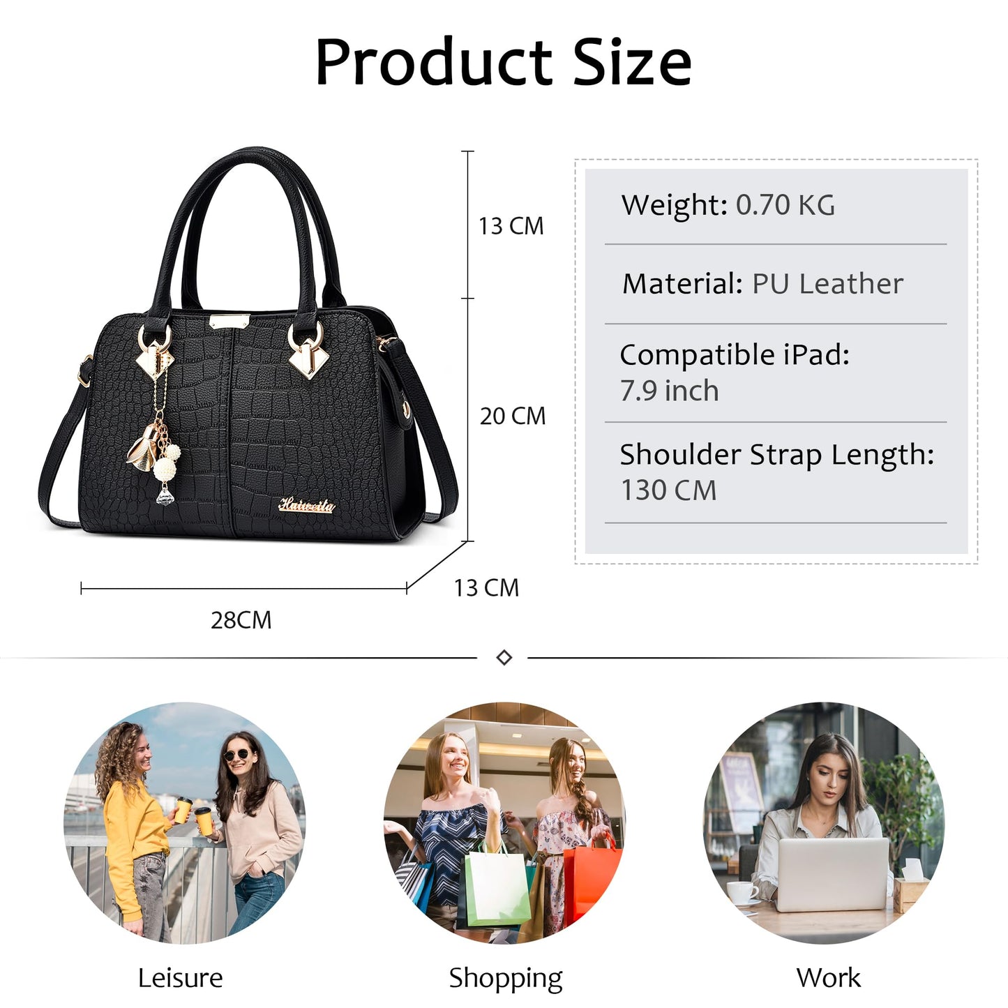 EBXN Bolsos de Mujer Elegante