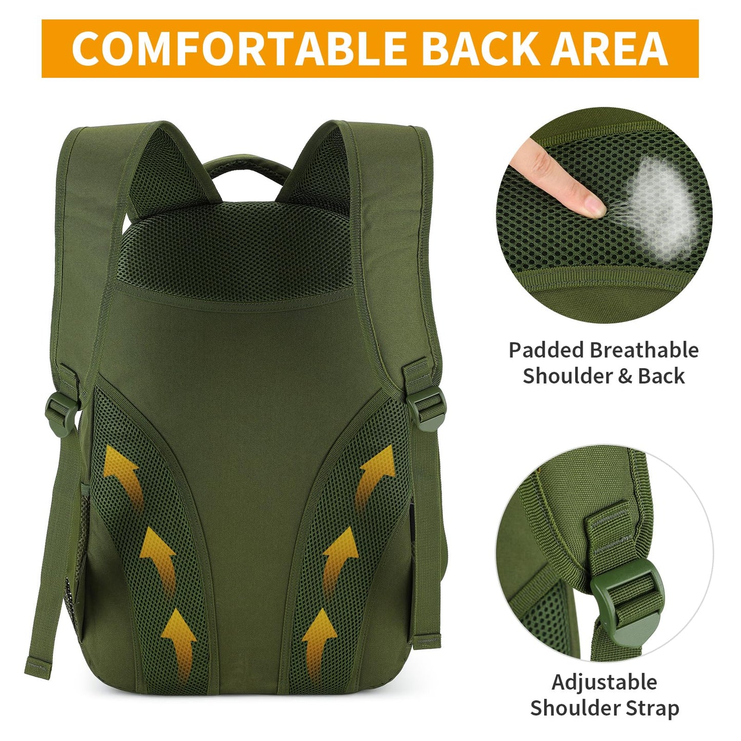 EBXN Mochila Militar Pequeña 15L