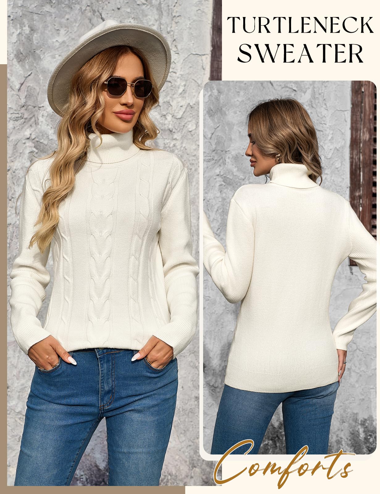 EBXN Heekpek Jersey Mujer Cuello Alto