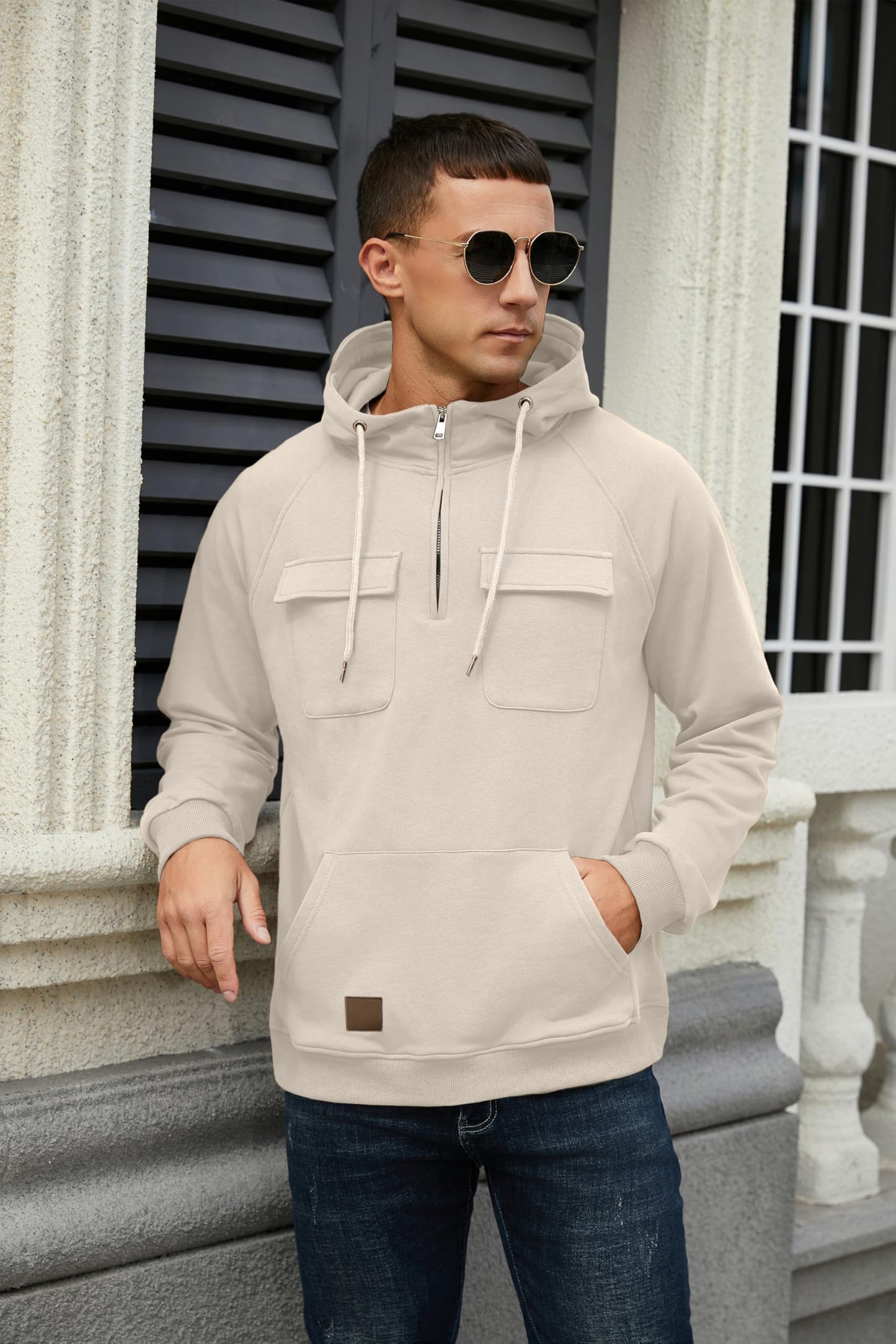EBXN Men's Cargo Hoodies
