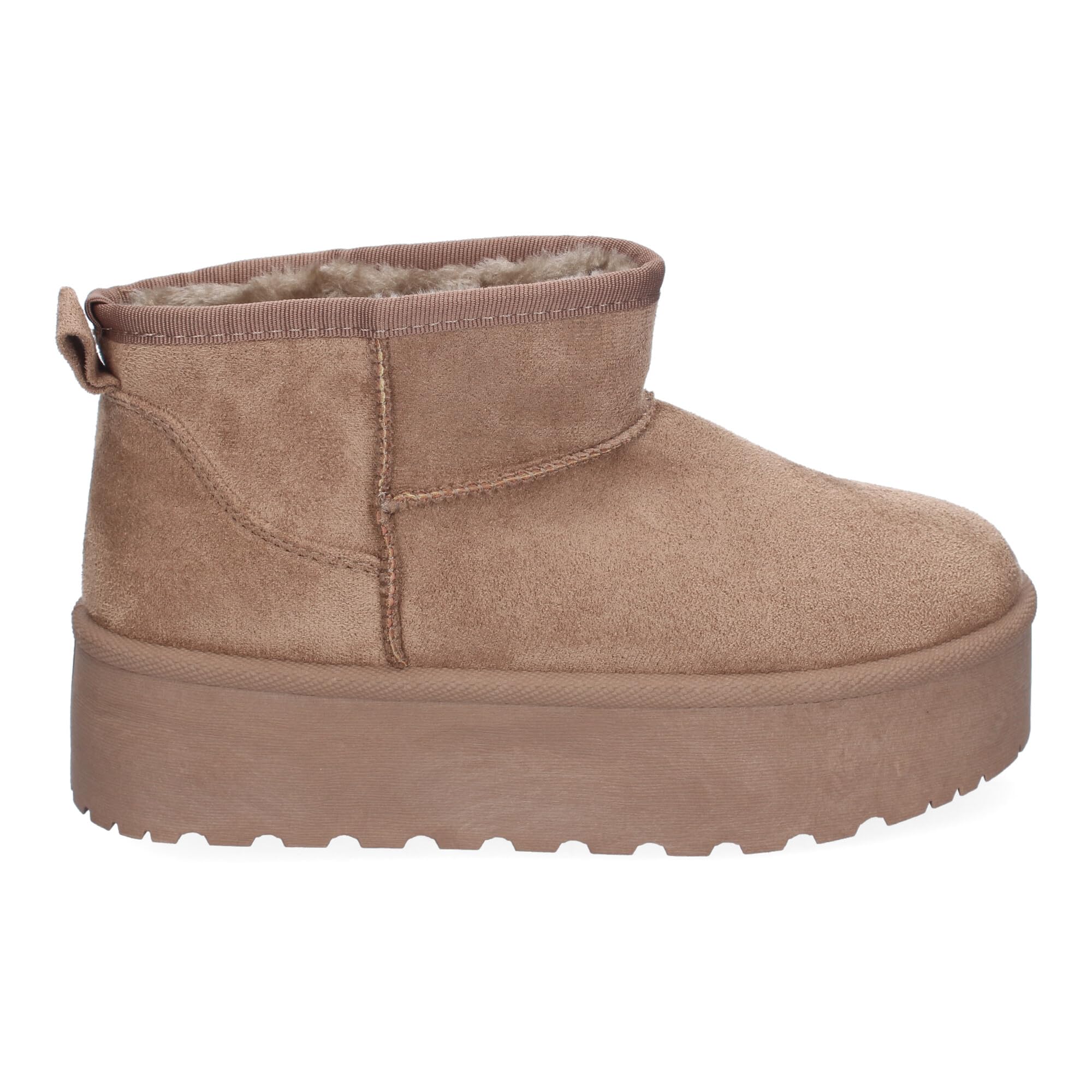 EBXN Botin Plano para Mujer