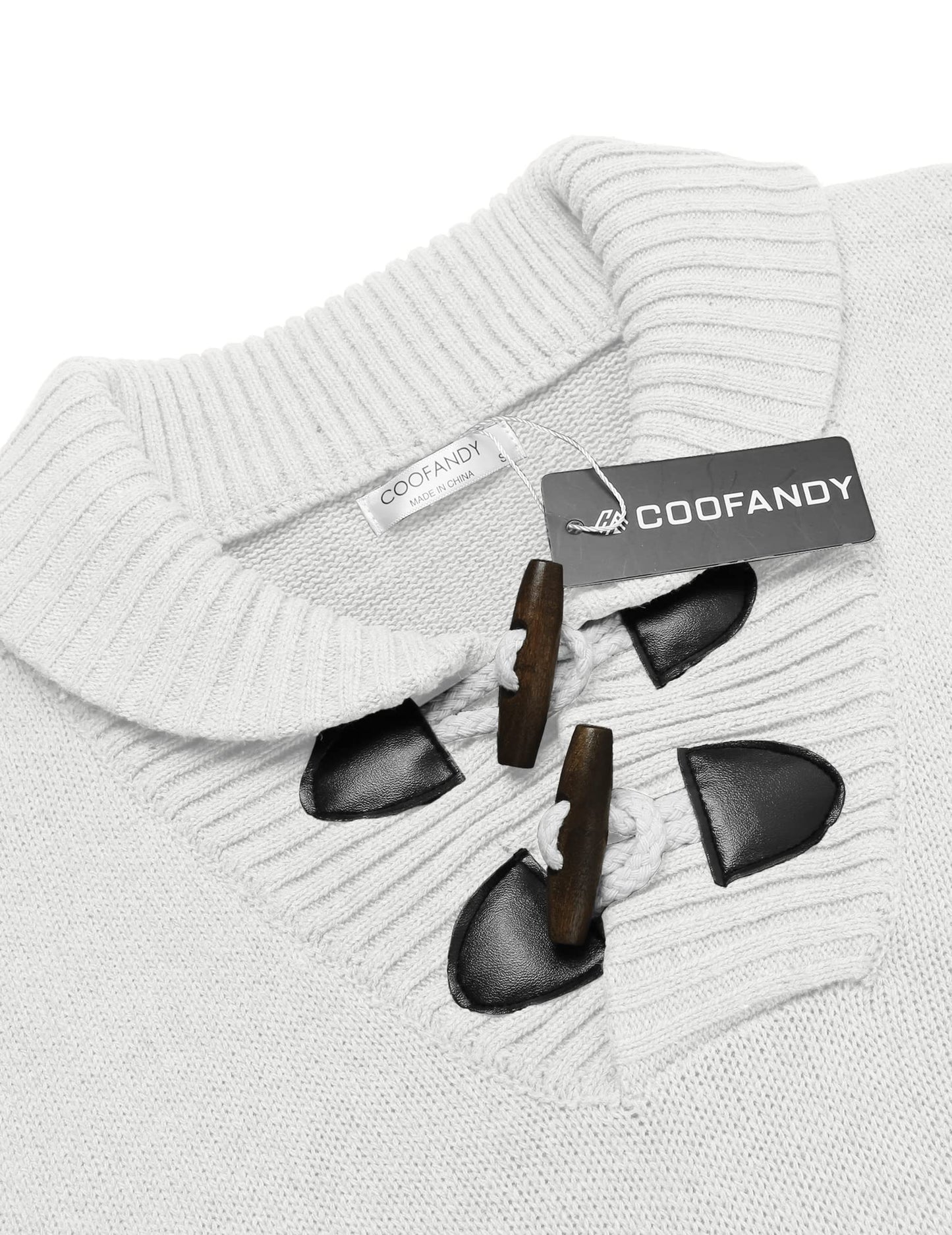 EBXN Men's Shawl Collar Pullover Sweater