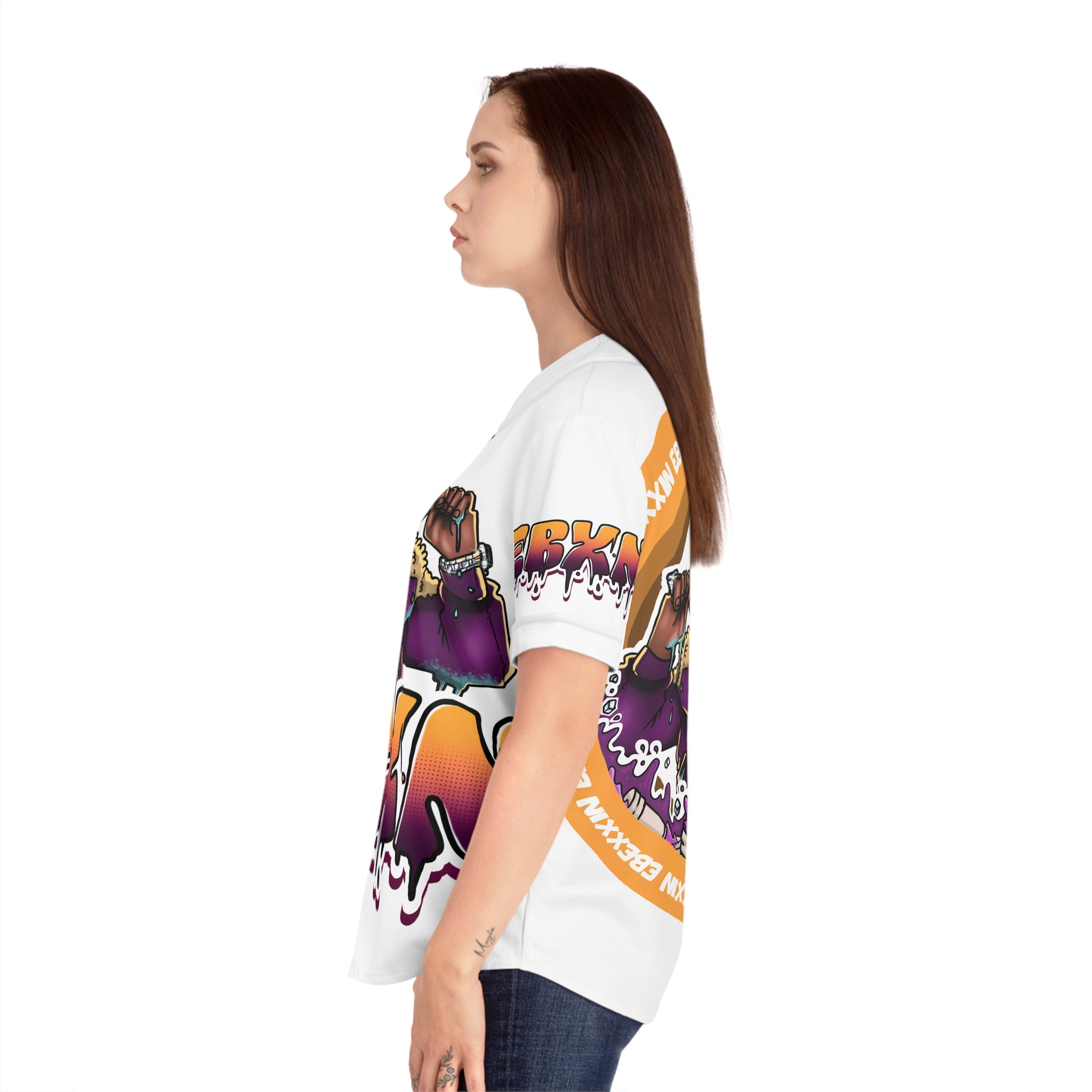 Women's Baseball Jersey (AOP)
