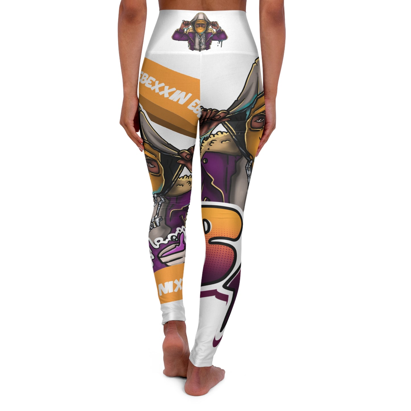 High Waisted Yoga Leggings (AOP)