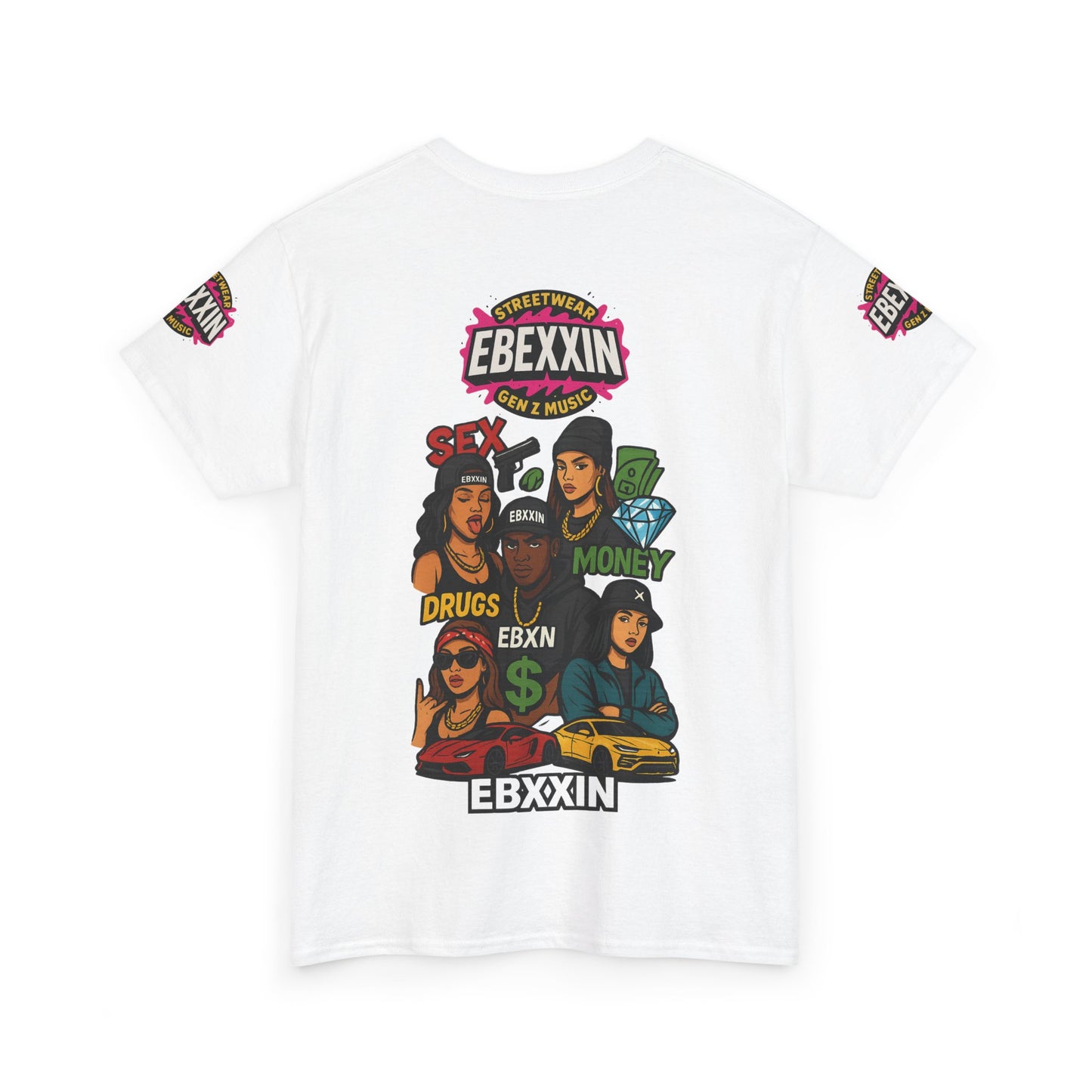 eBexxin - Stylish Unisex Hip Hop Fashion t-shirt