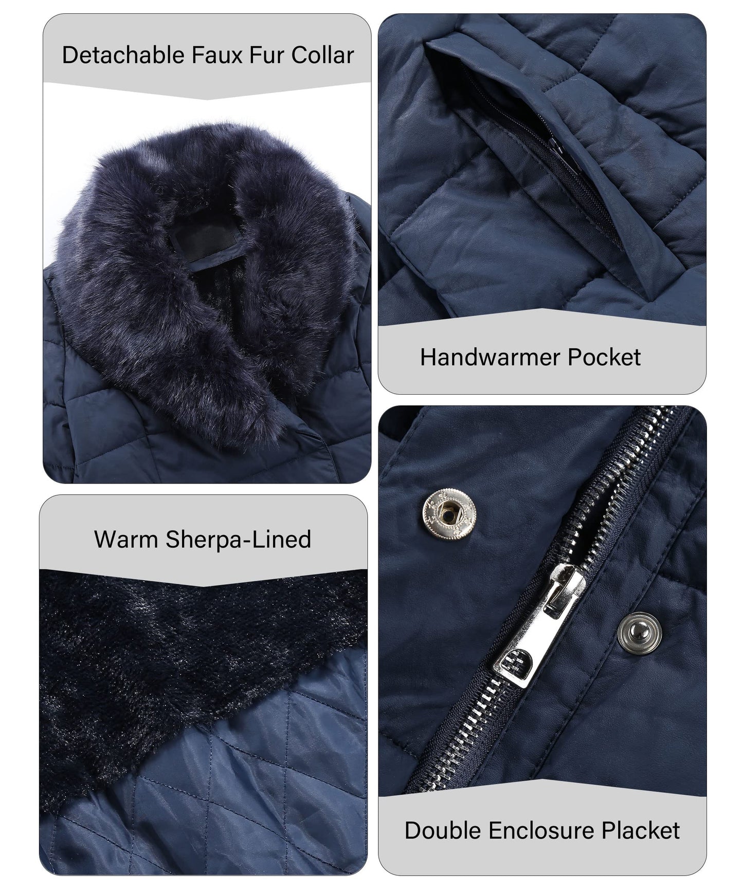 EBXN Winter Puffer Jacket Cold-Resistant