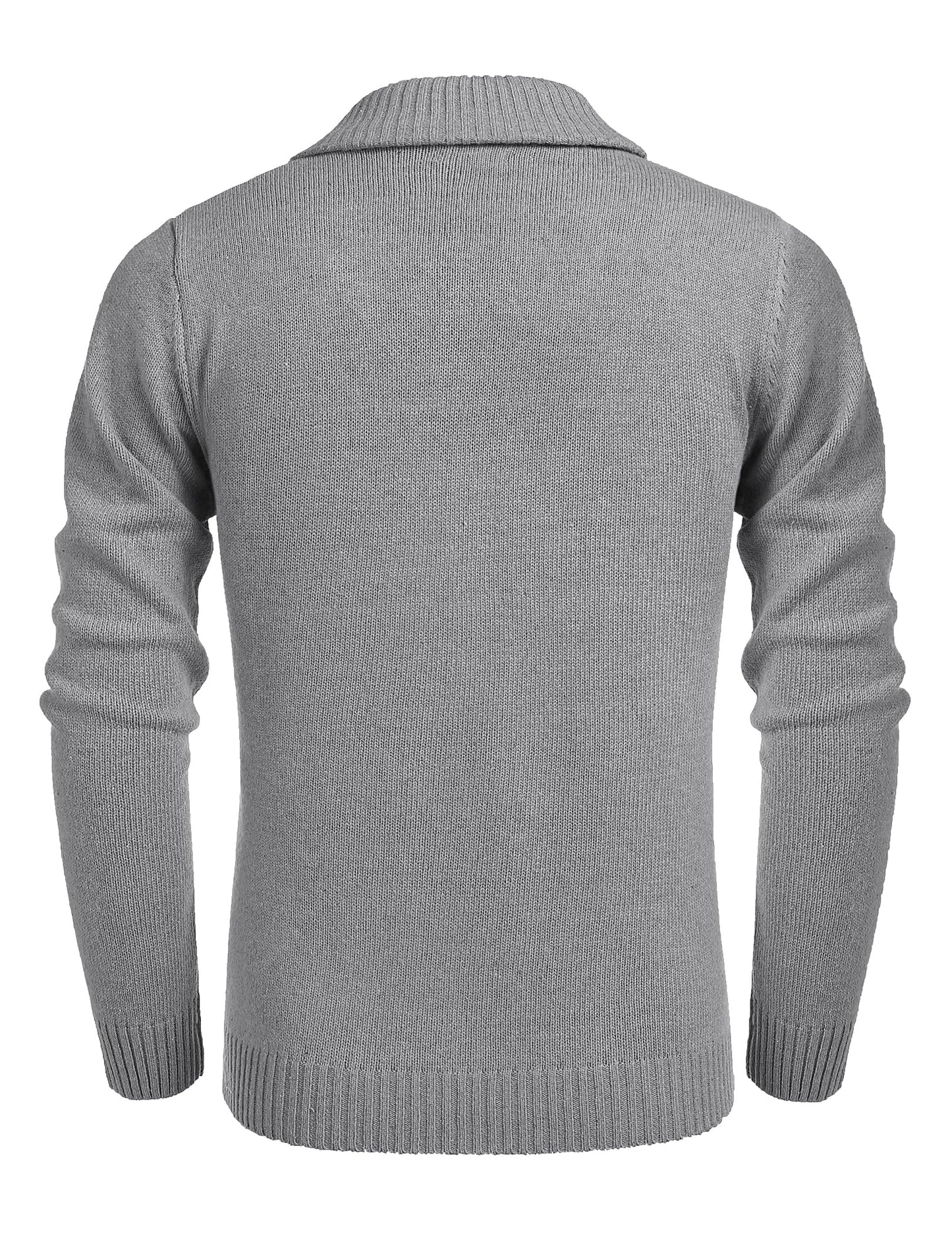 EBXN Men's Shawl Collar Pullover Sweater