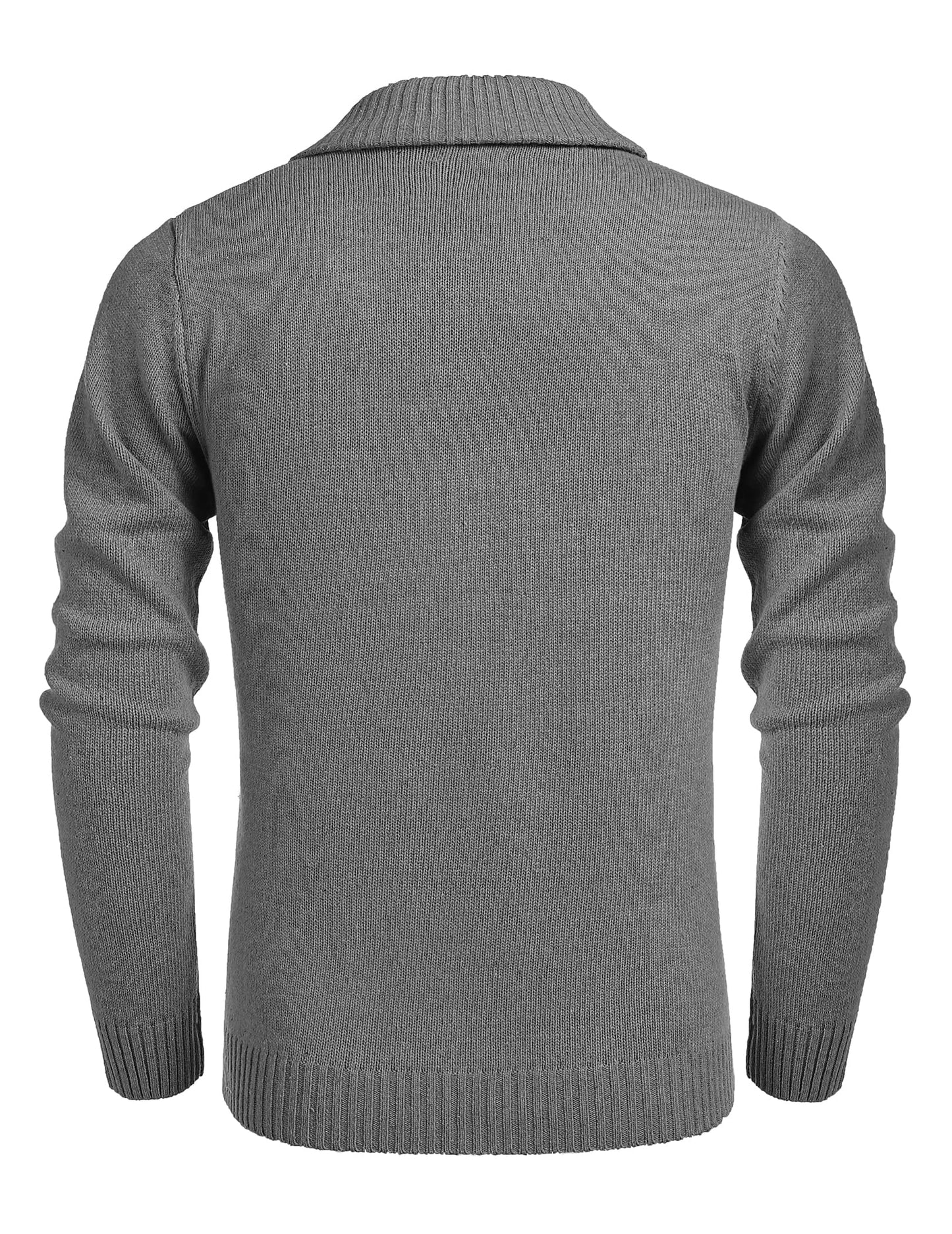 EBXN Men's Shawl Collar Pullover Sweater