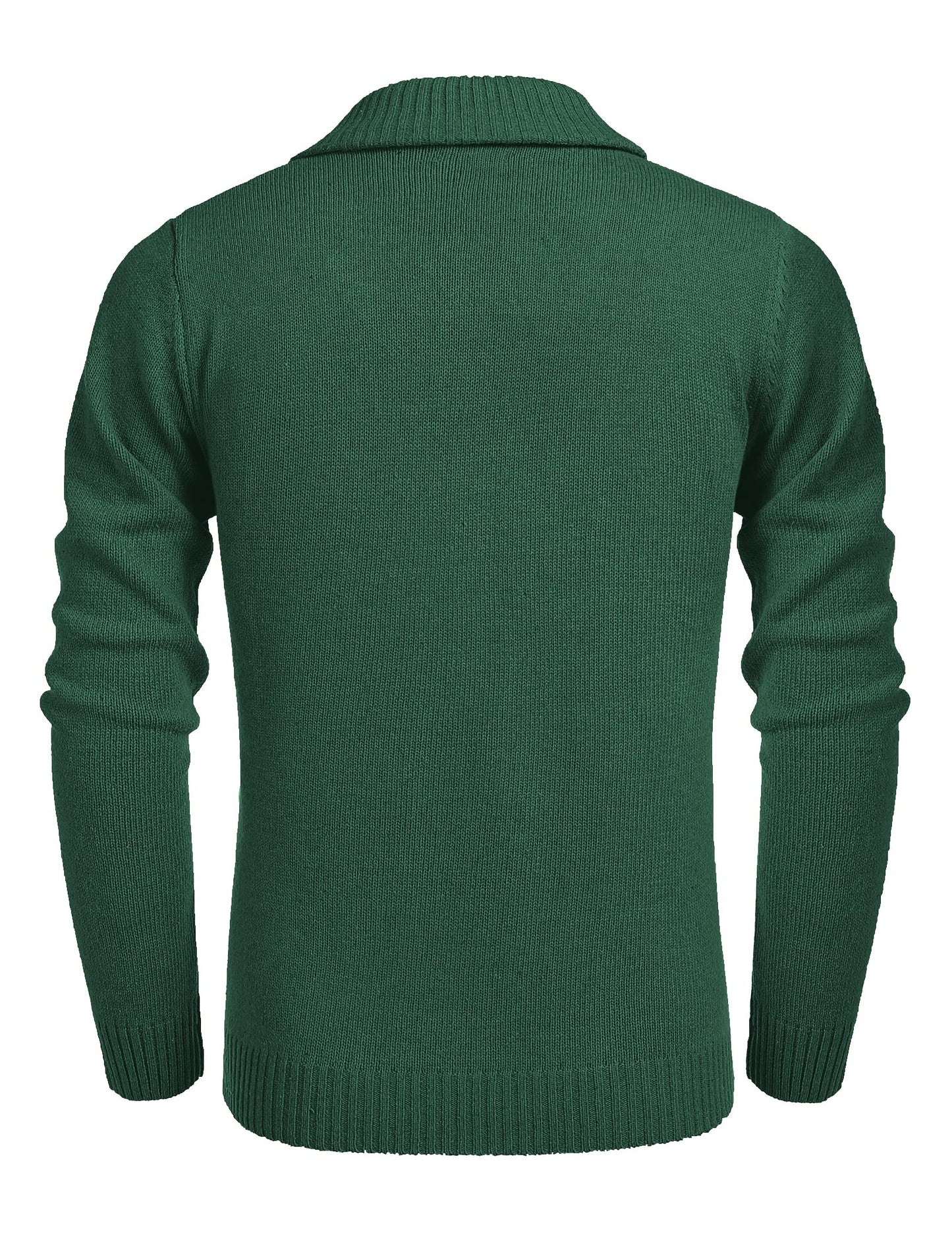 EBXN Men's Shawl Collar Pullover Sweater