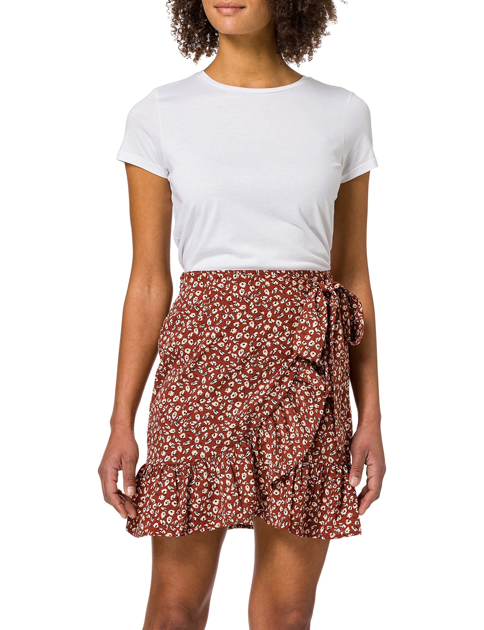 EBXN Wrap Skirt Wvn Noos Falda para Mujer
