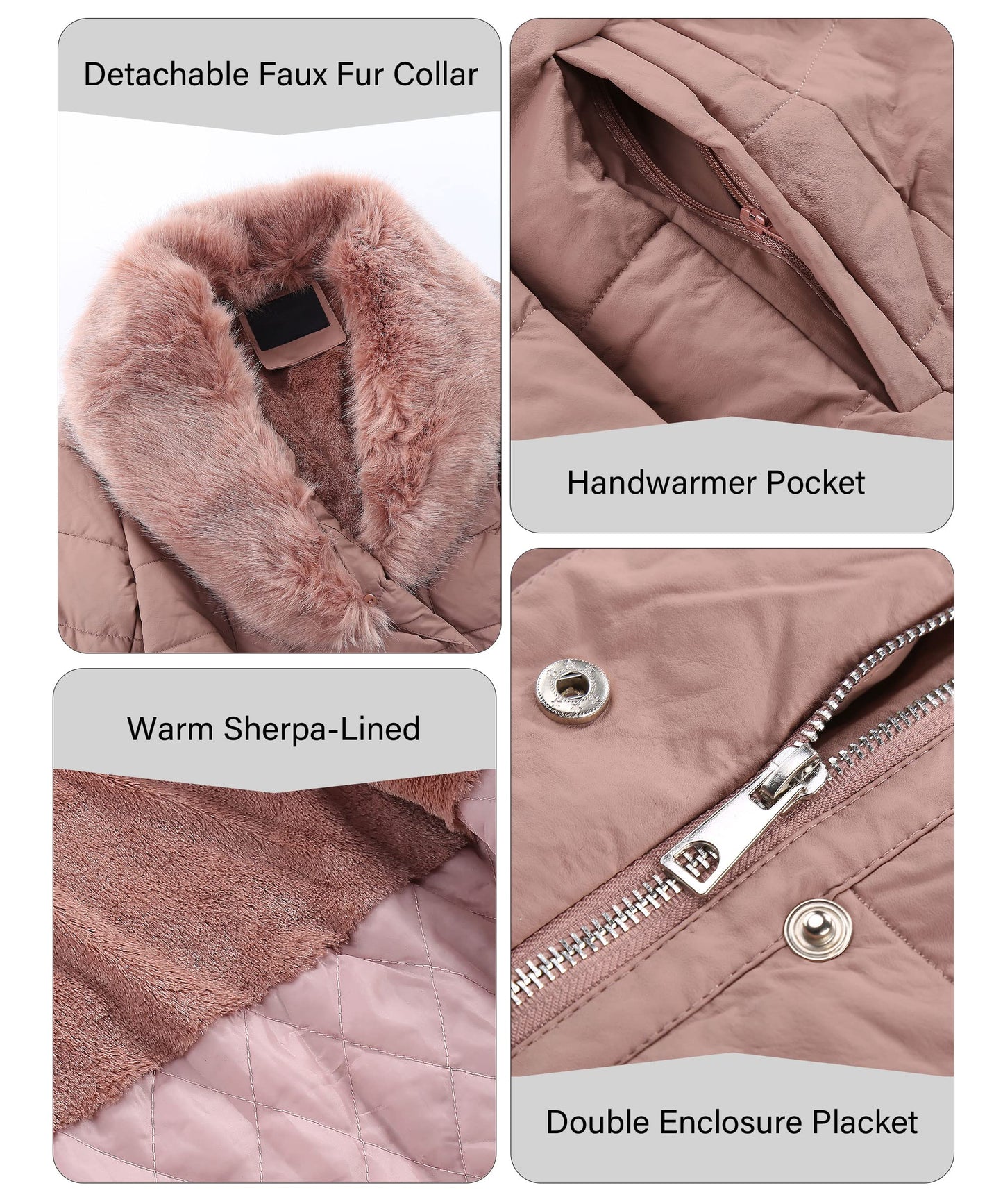 EBXN Winter Puffer Jacket Cold-Resistant