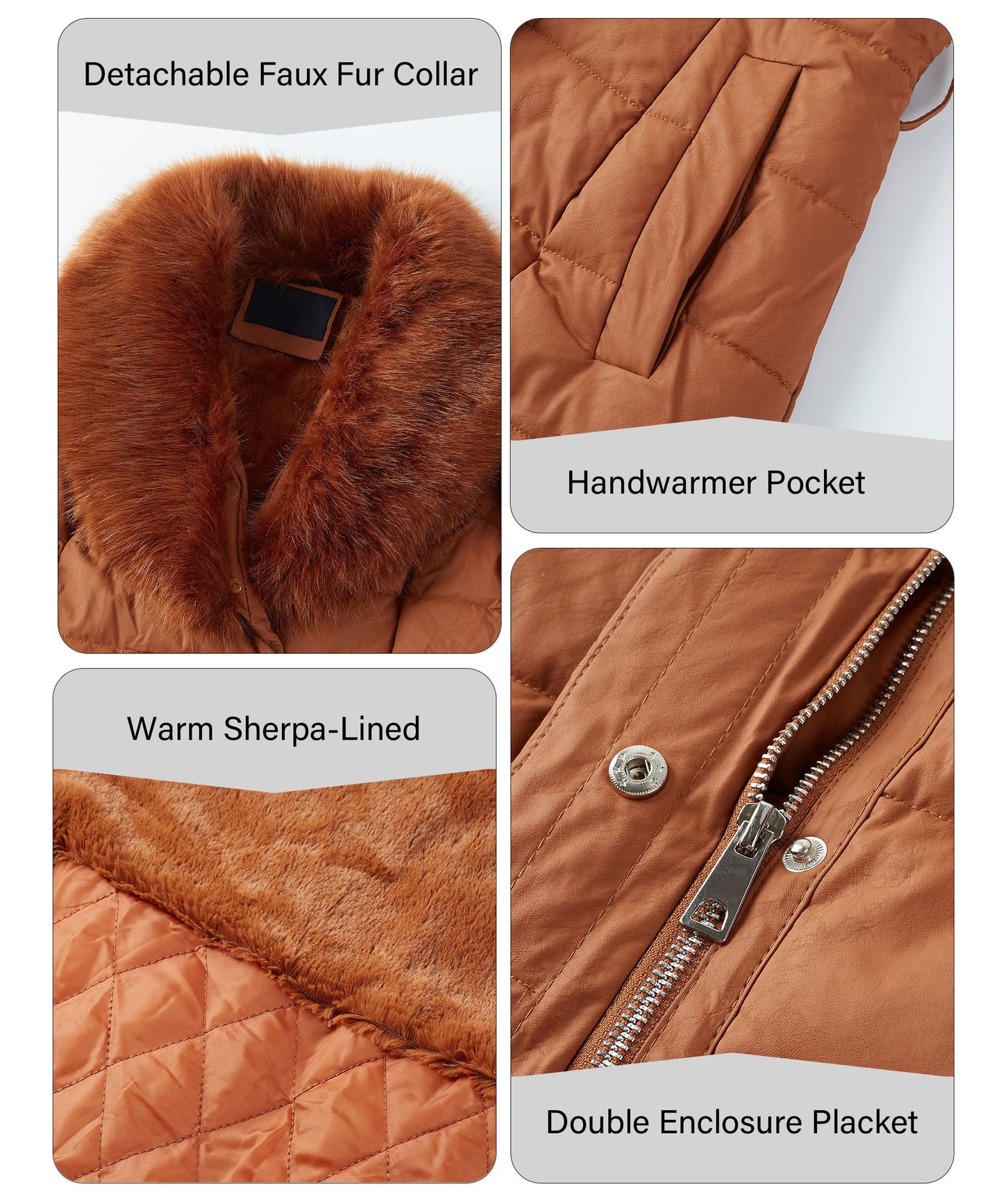 EBXN Winter Puffer Jacket Cold-Resistant