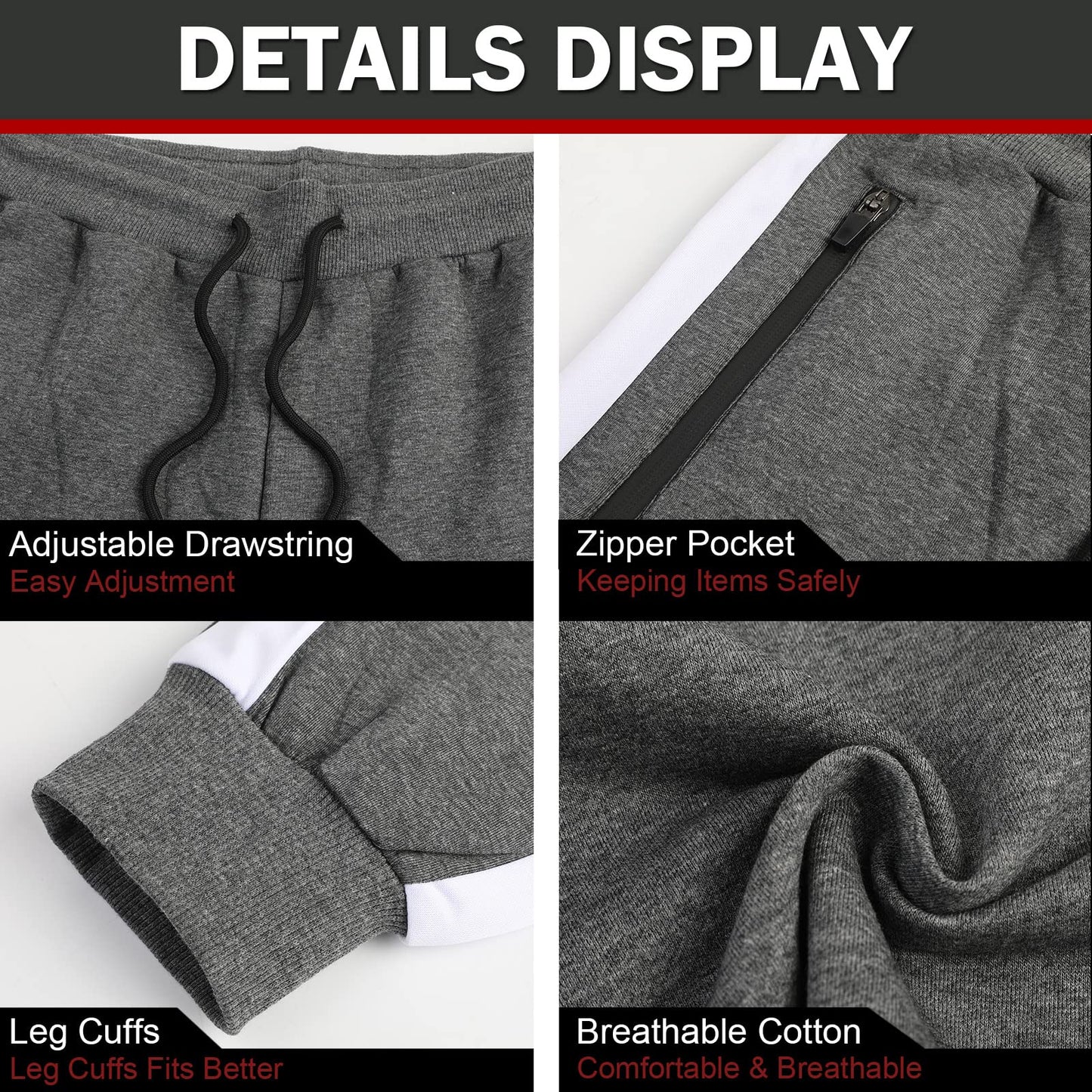 EBXN Pantalones Deportivos