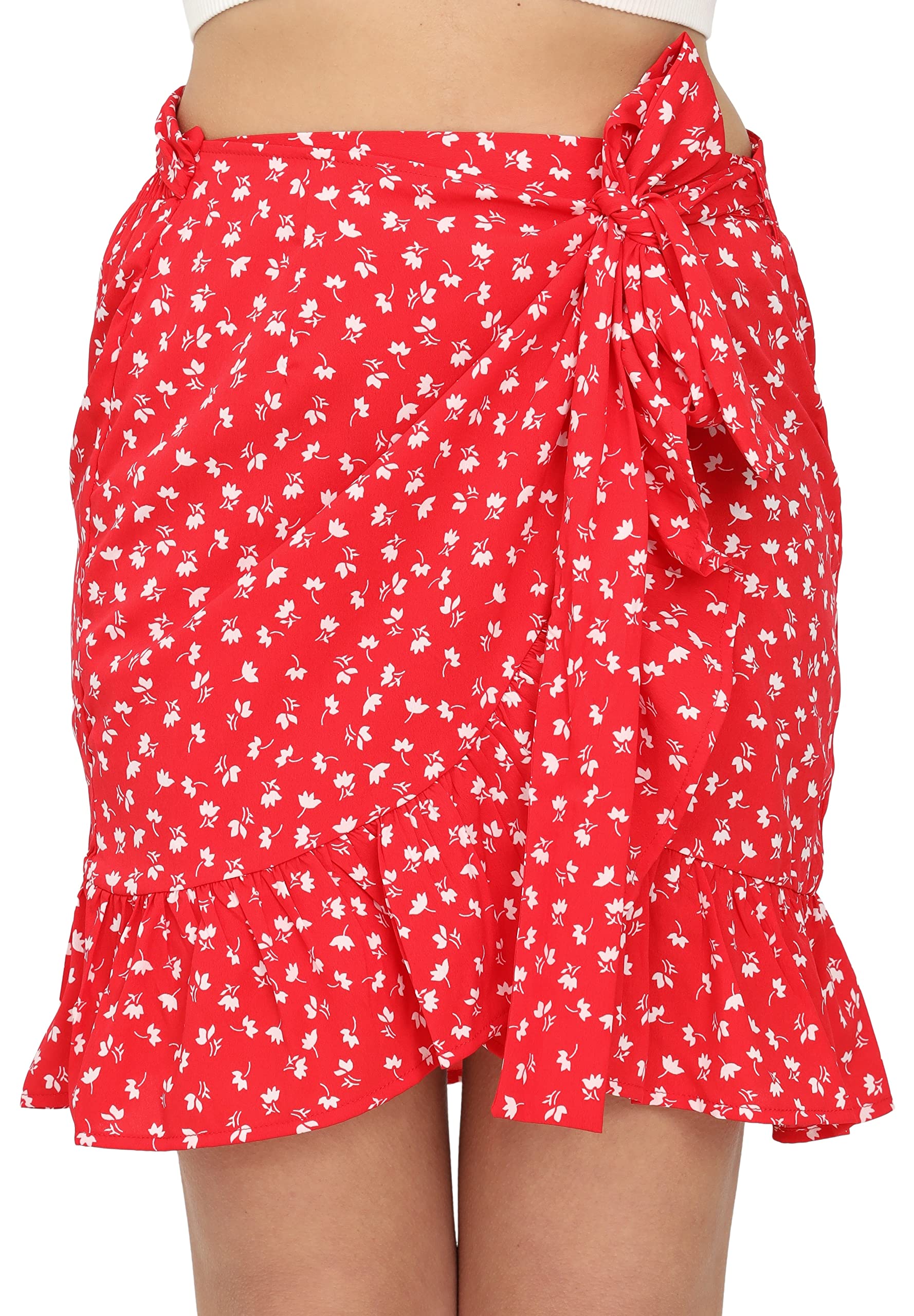 EBXN Wrap Skirt Wvn Noos Falda para Mujer