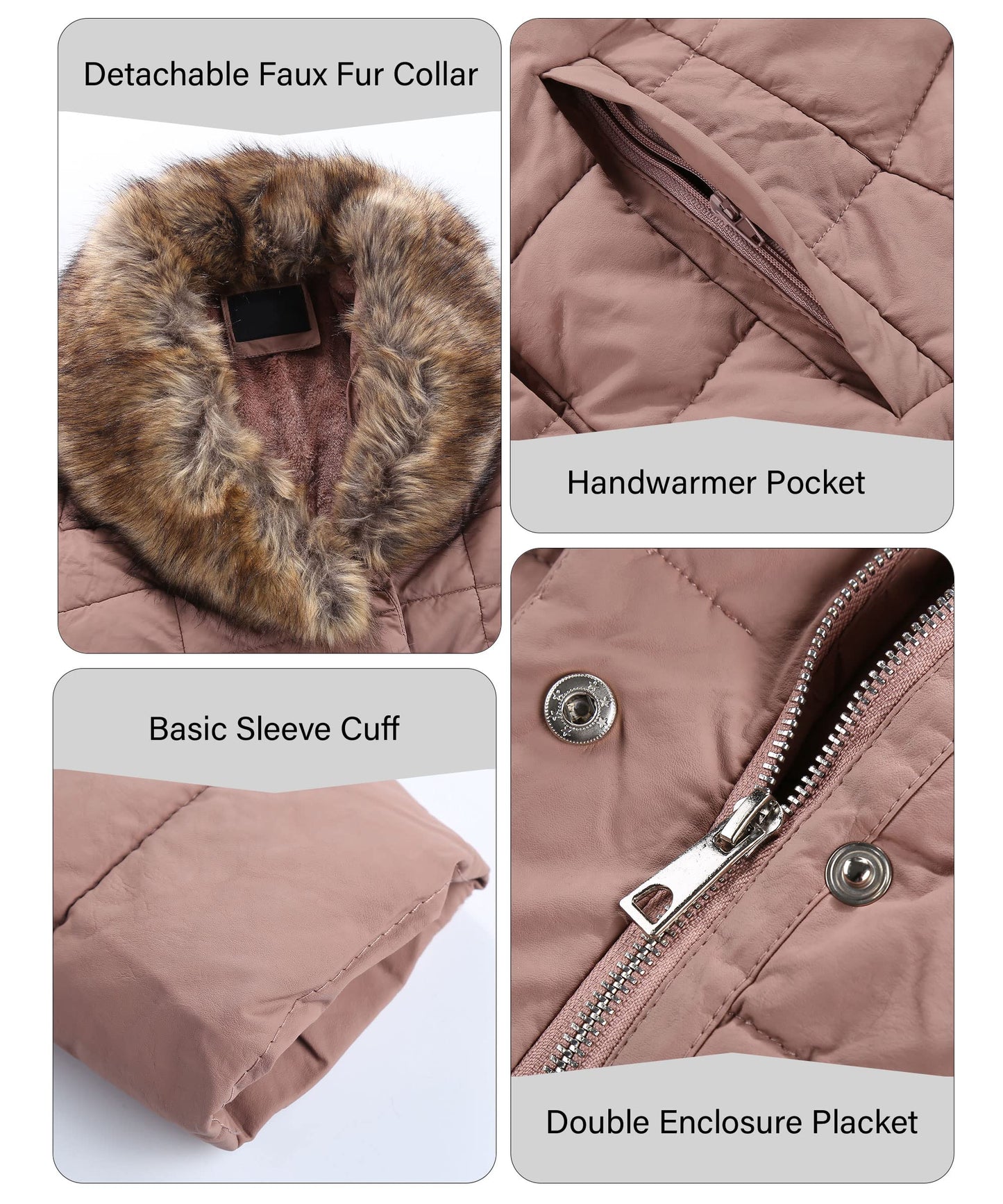 EBXN Winter Puffer Jacket Cold-Resistant