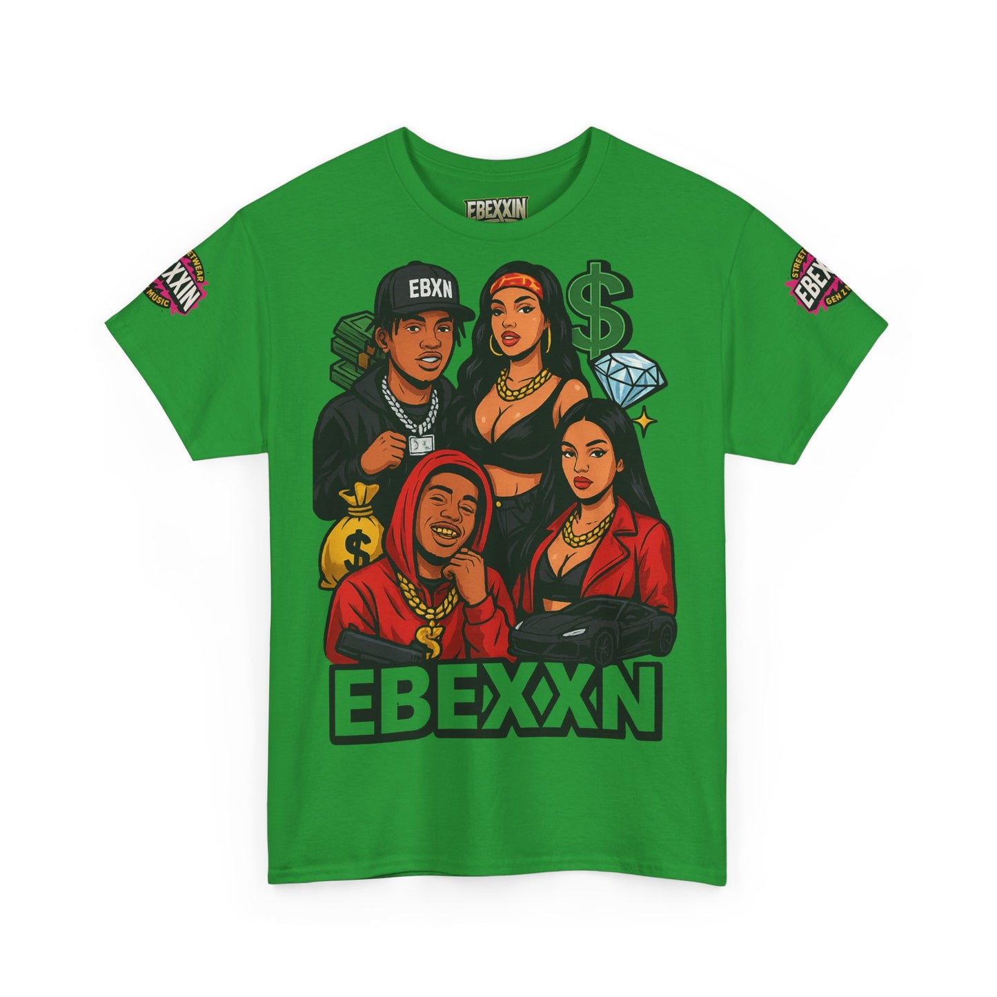 eBexxin - Stylish Unisex Hip Hop Fashion t-shirt