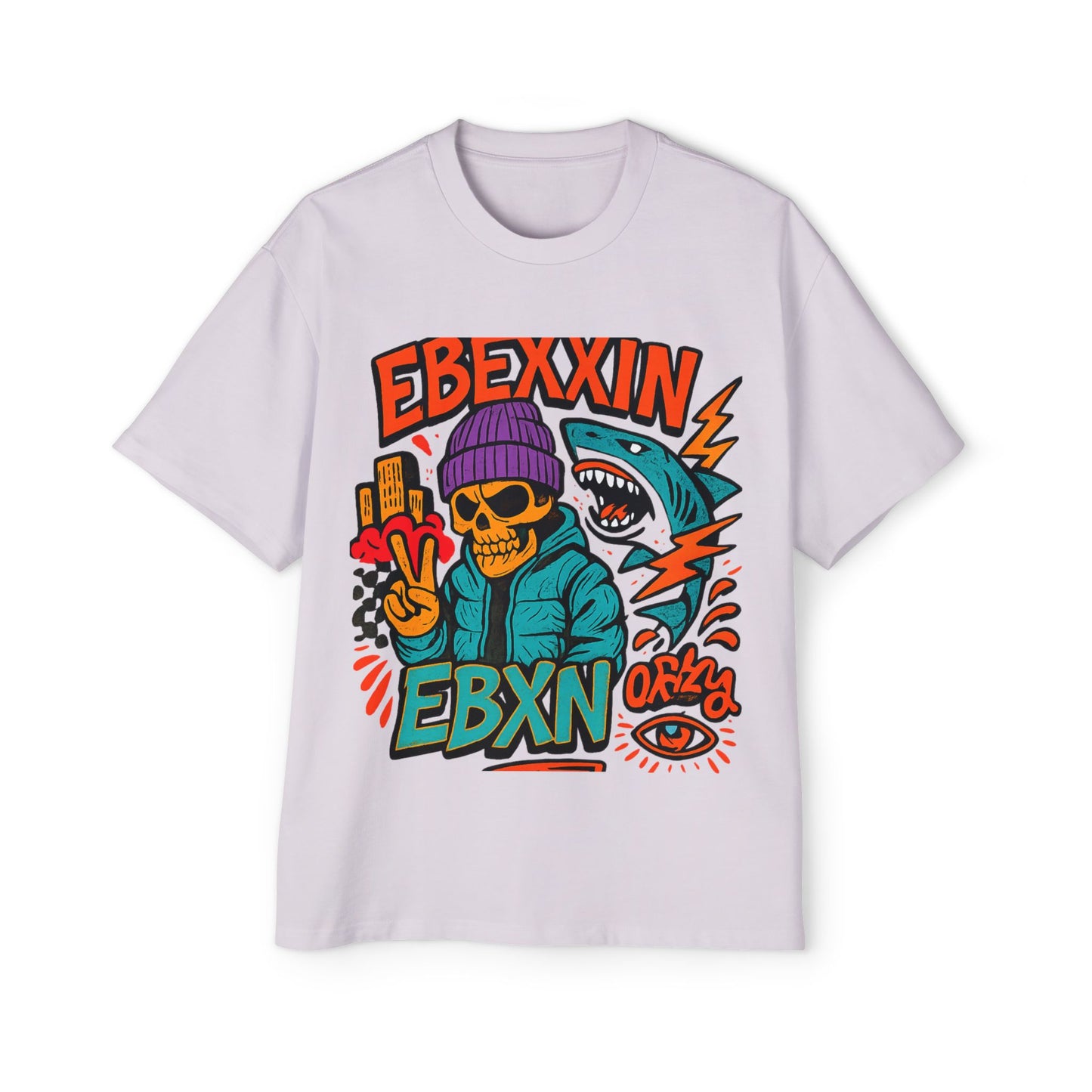 eBexxin - Men's Graphic Oversized T-Shirt