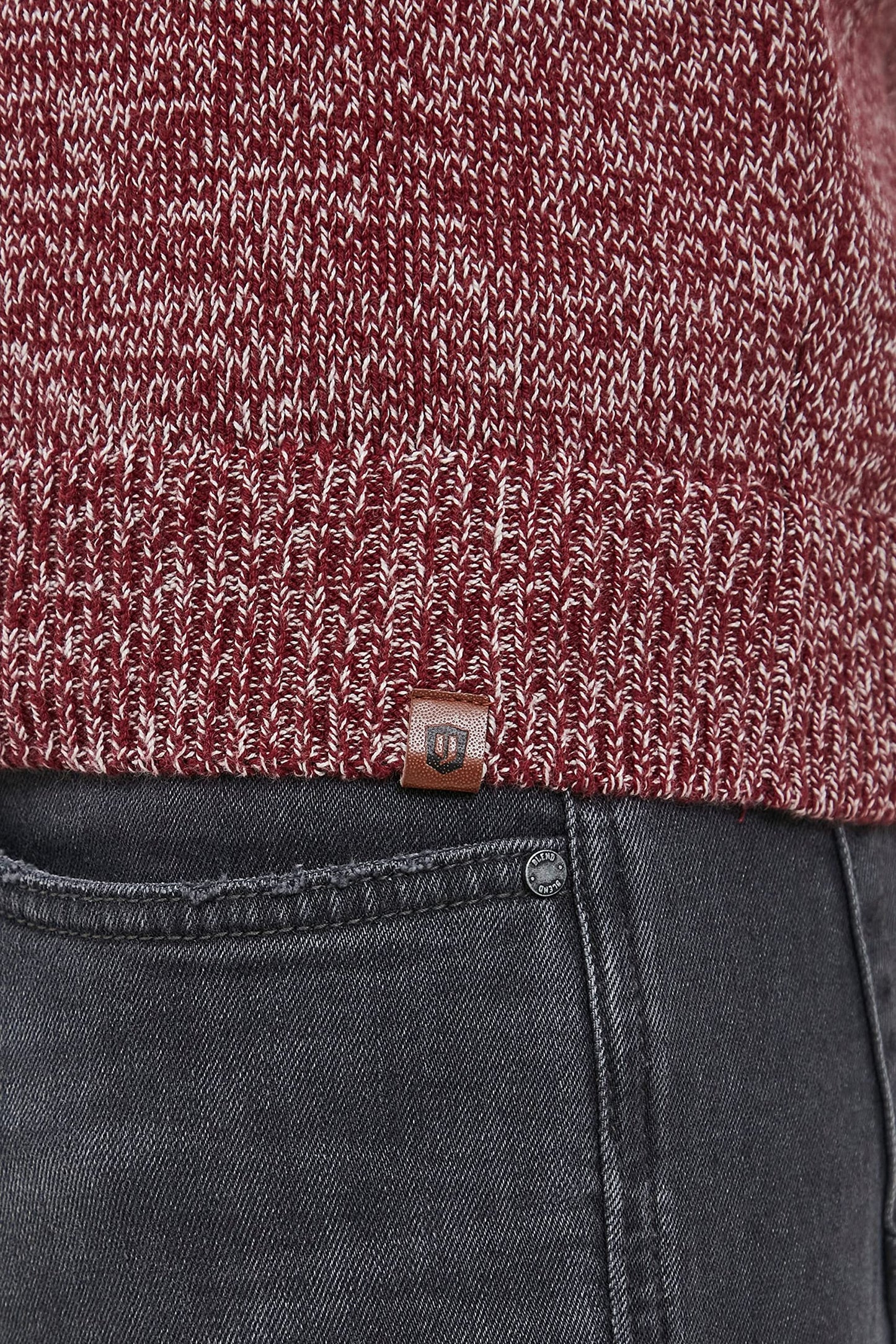 EBXN Jersey De Punto Suéter para Hombre