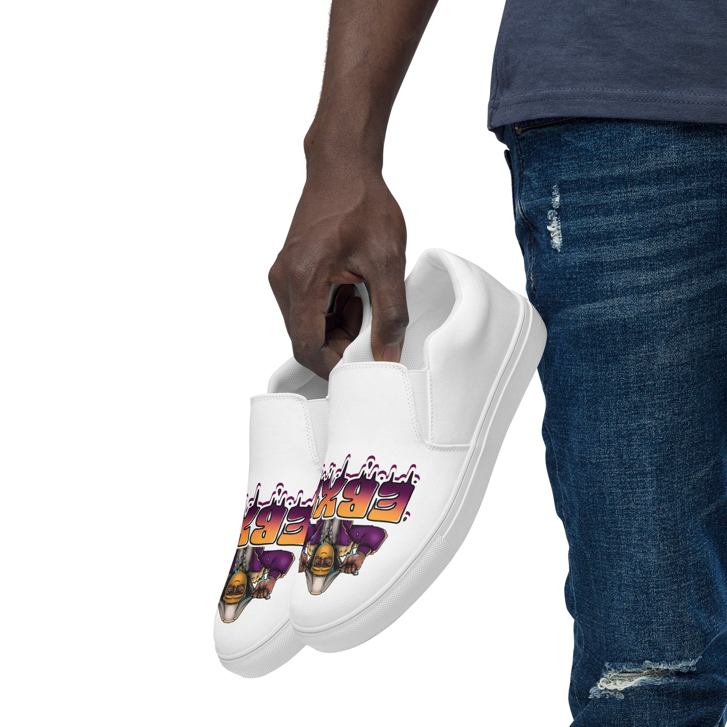 eBexxin - Men’s slip-on canvas shoes