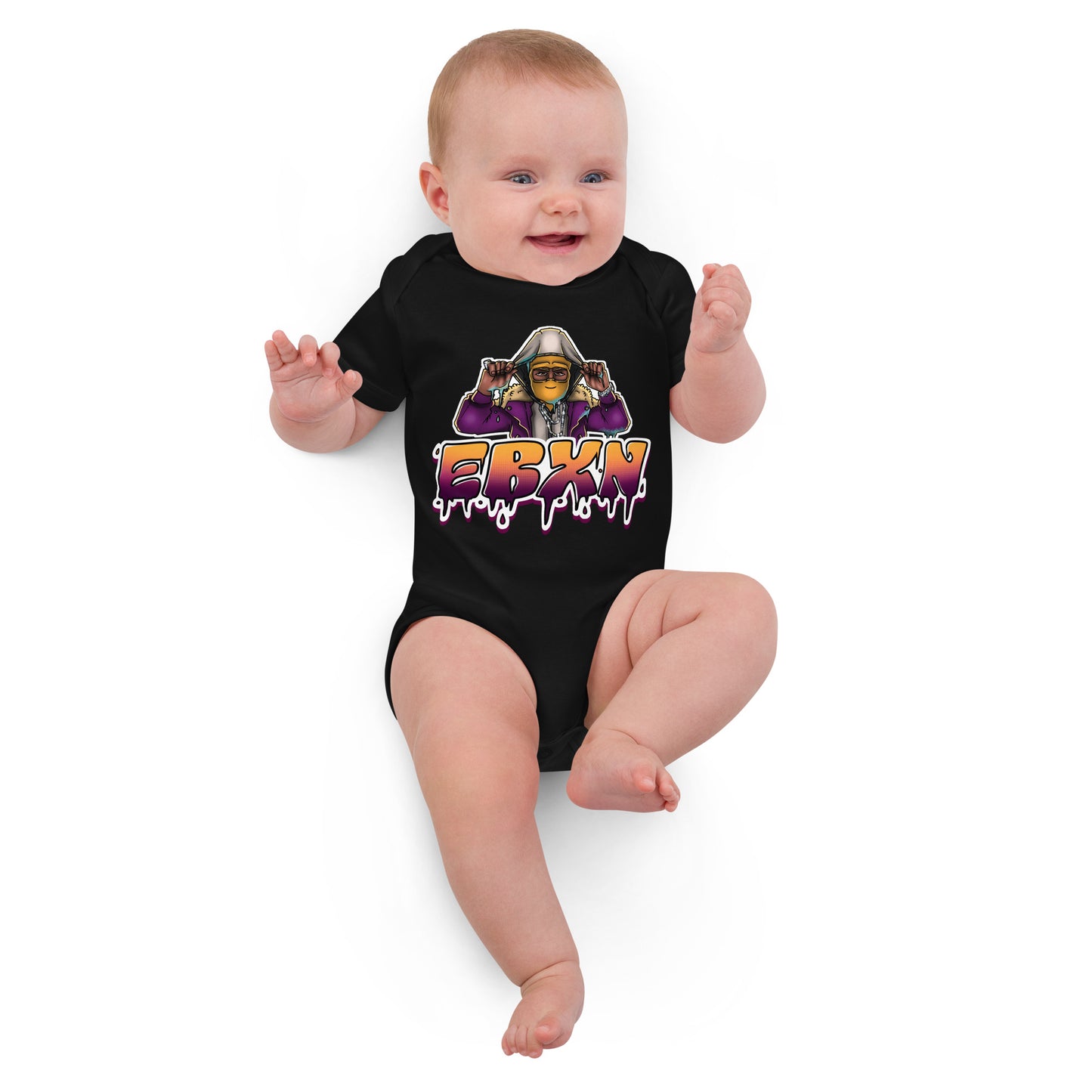 Organic cotton baby bodysuit