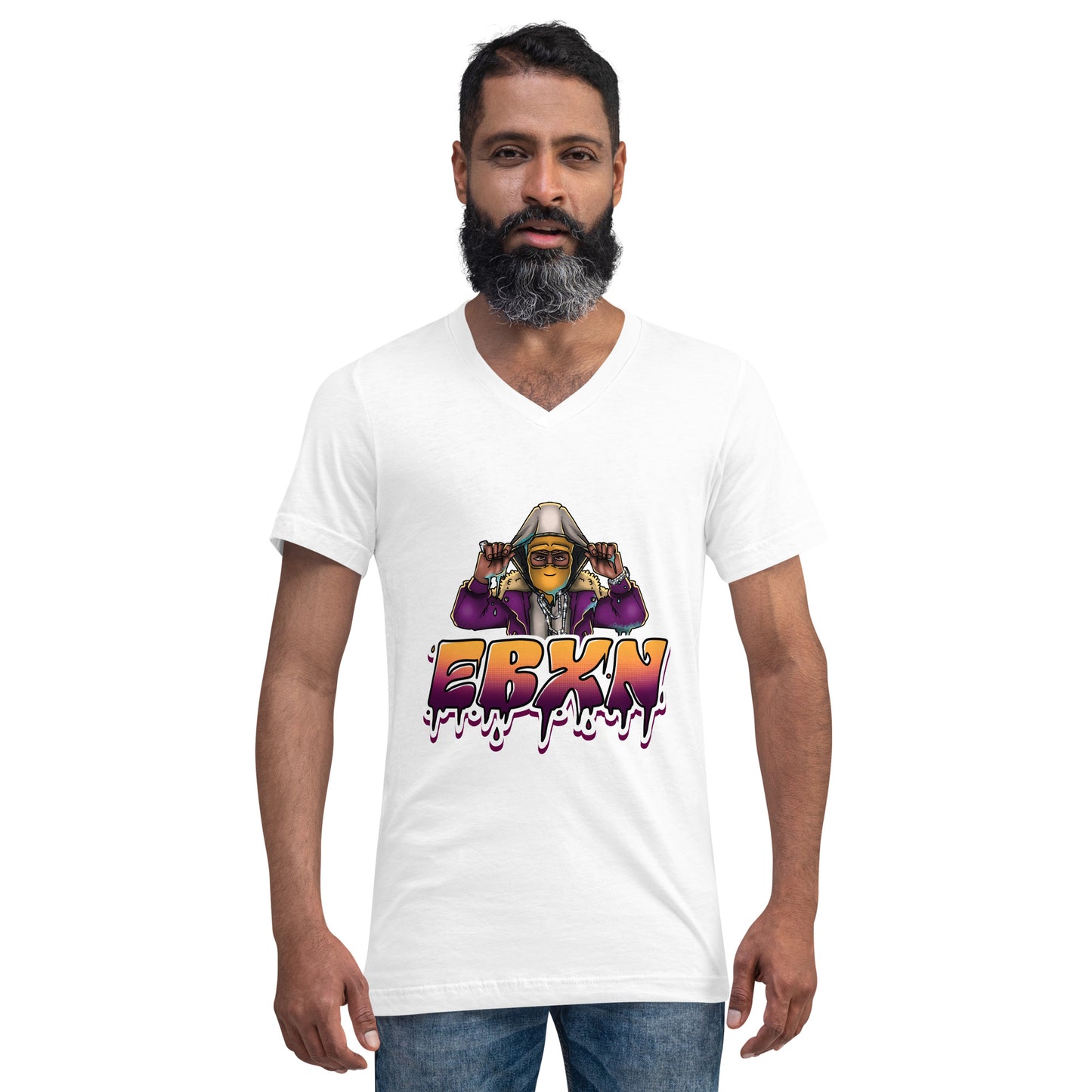 Unisex Short Sleeve V-Neck T-Shirt